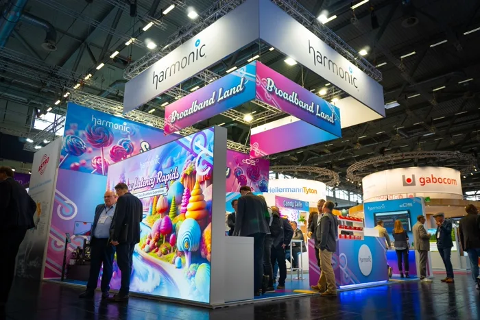 Harmonic trade show photo